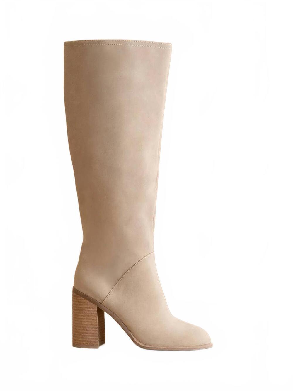 NEW OASIS SOCIETY women's shiloh knee high boot in light grey